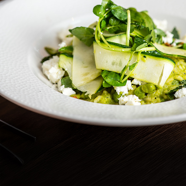 Vegan menu at The Mossbrook Inn