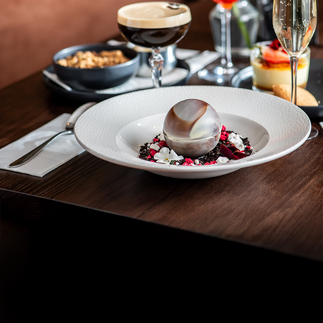 Dessert menu at The Mossbrook Inn