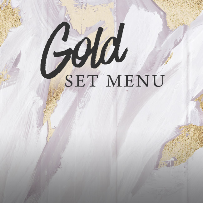 Gold set menu at The Mossbrook Inn
