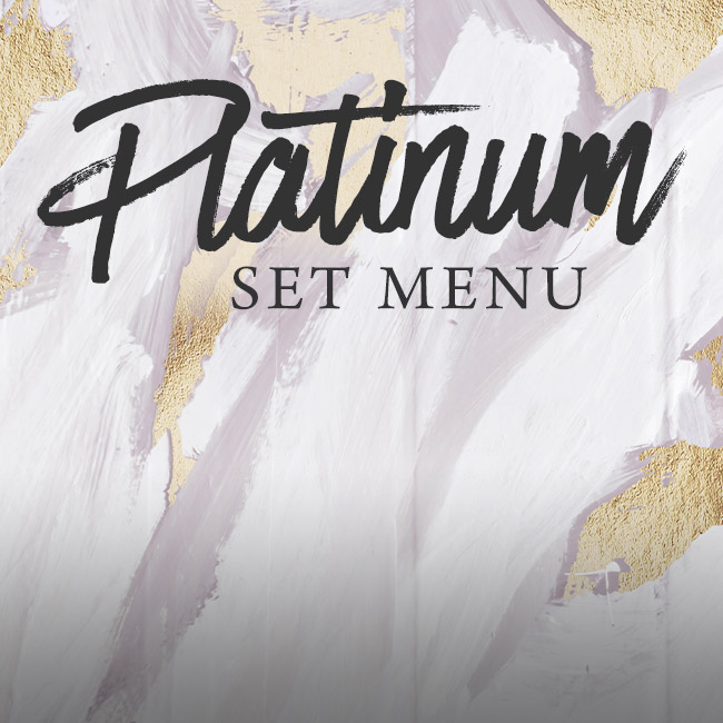 Platinum set menu at The Mossbrook Inn